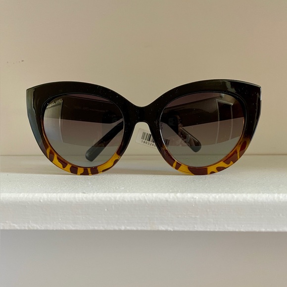 THOMAS JAMES for PERVERSE NWT DAHLIA POLARIZED Oversized CATEYE SUNGLASSES main image 8